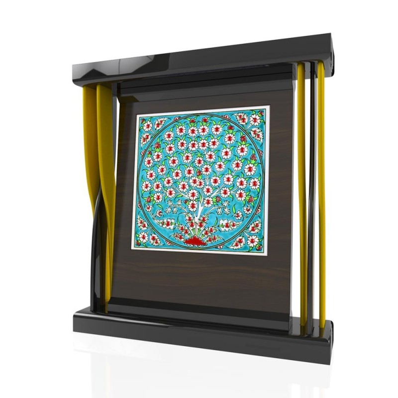 CP 114 Wooden Award With Ceramic Glaze