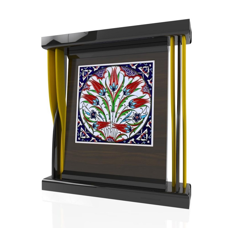 CP 114 Wooden Award With Ceramic Glaze